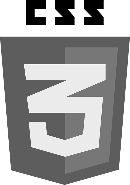 CSS3 Logo grey
